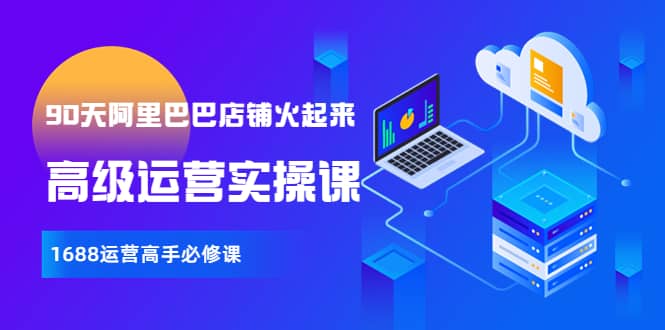 【90天阿里巴巴店铺火起来】高级运营实操课,1688运营高手必修课