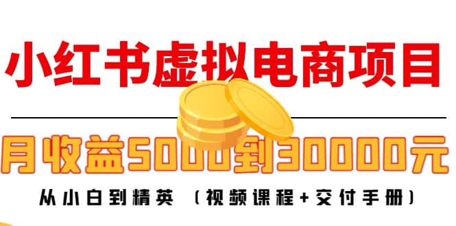 小红书虚拟电商项目:从小白到精英 (视频课程+交付手册)